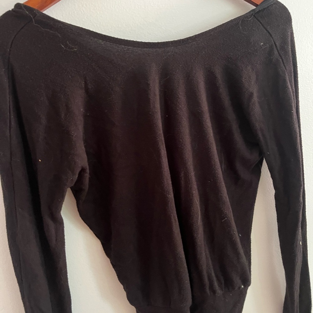 Black Long Sleeve Top